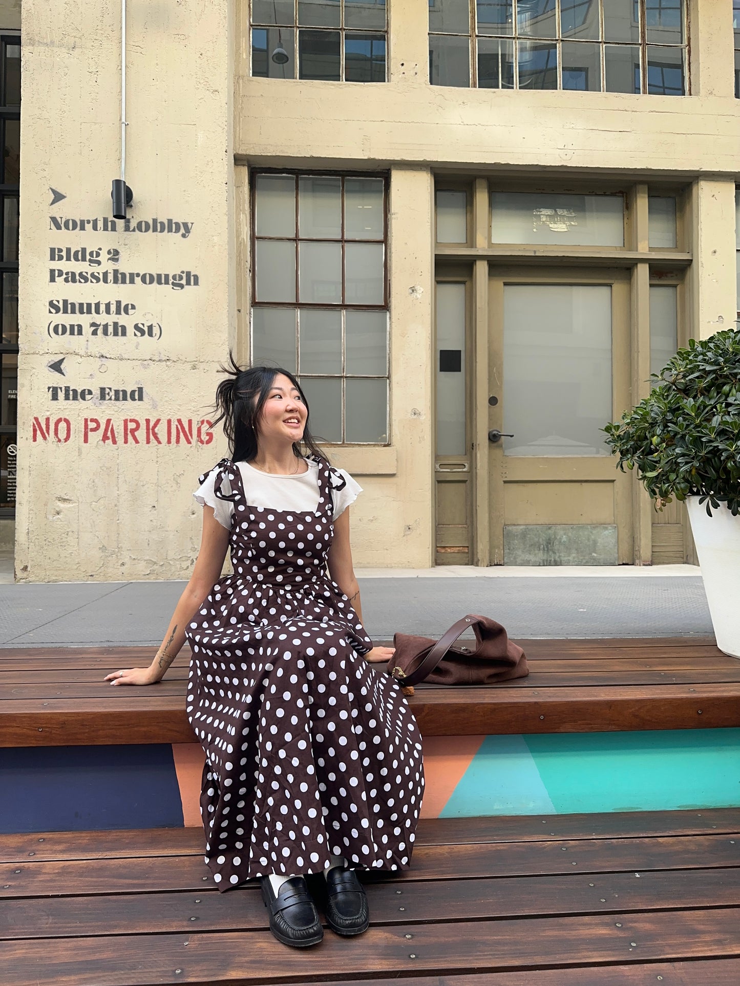 Josie Polka Dot Maxi Dress