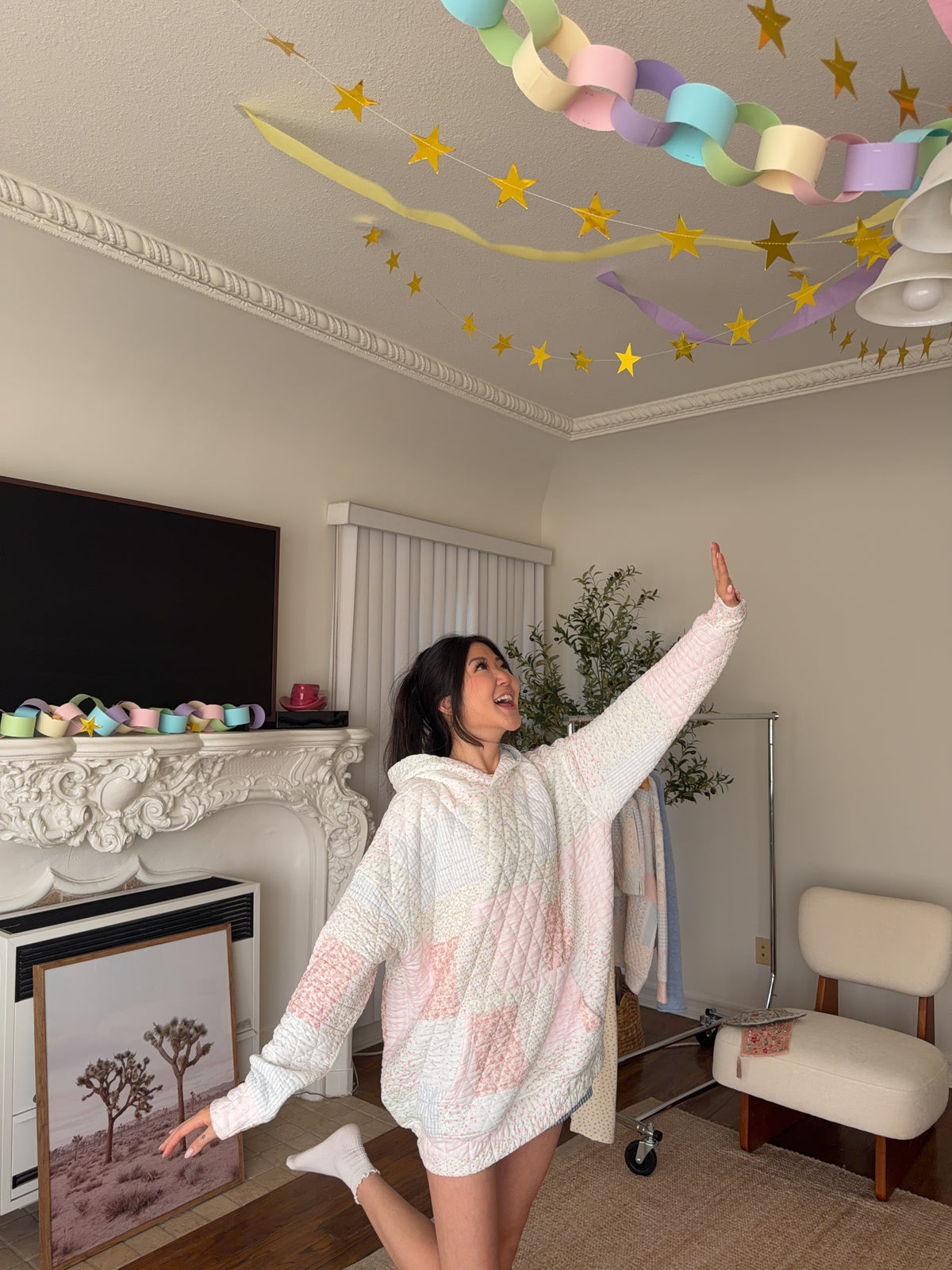 Primrose Quilted Hoodie