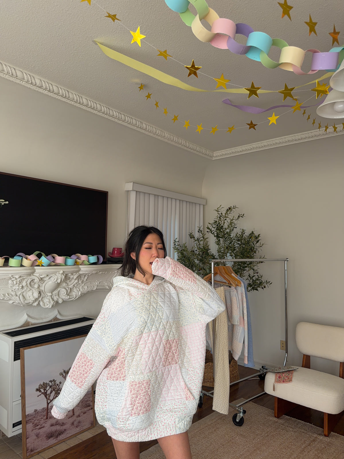 Primrose Quilted Hoodie