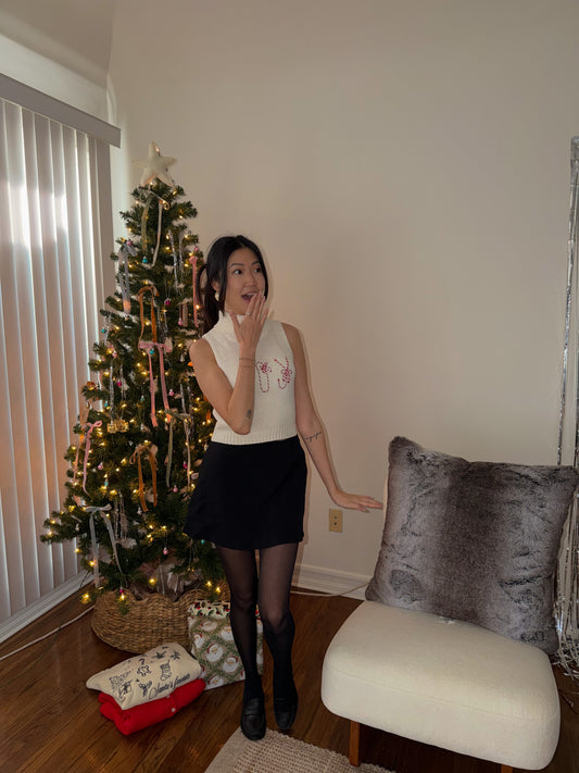 JOY Embroidered Sleeveless Top