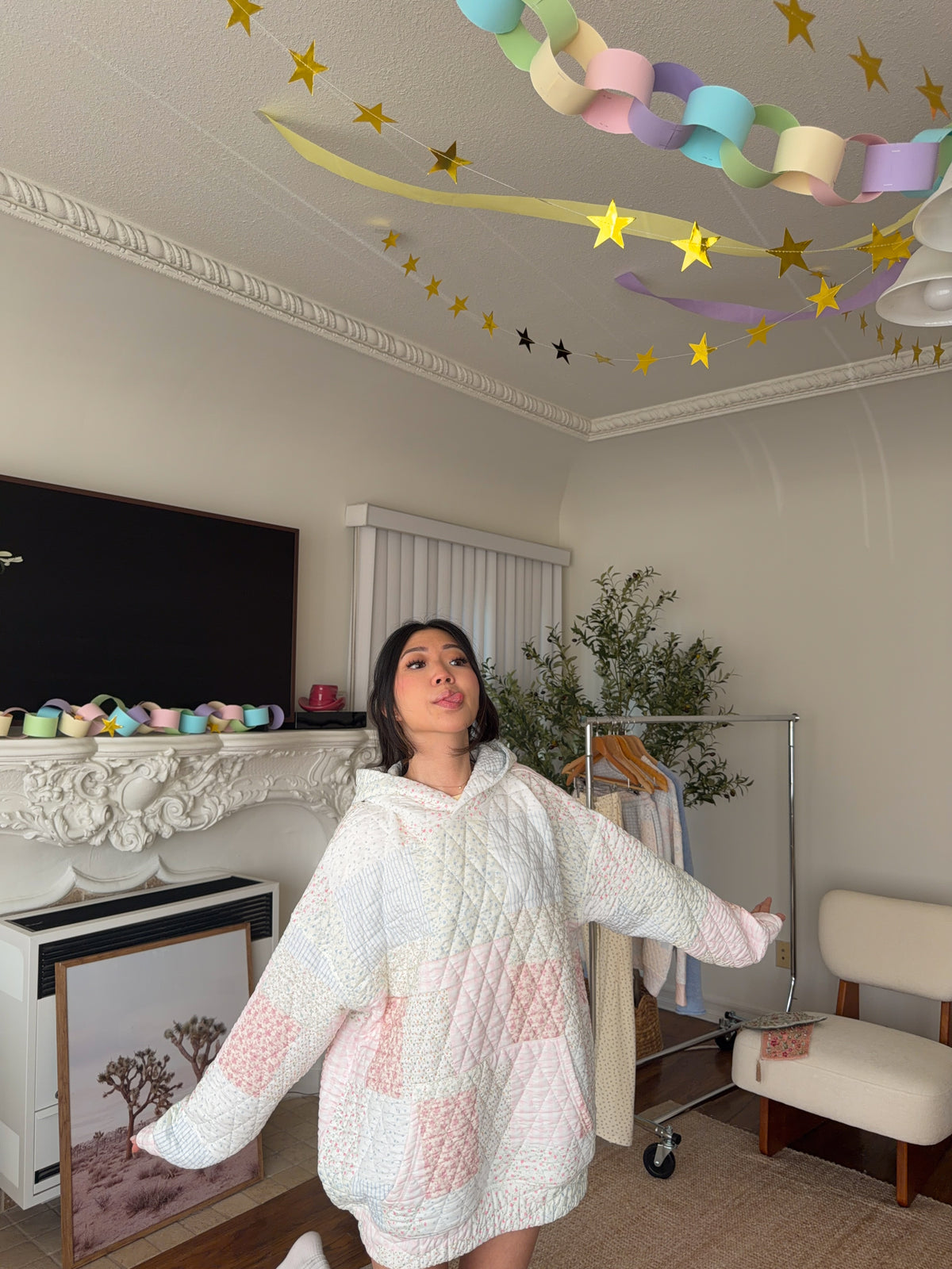 Primrose Quilted Hoodie