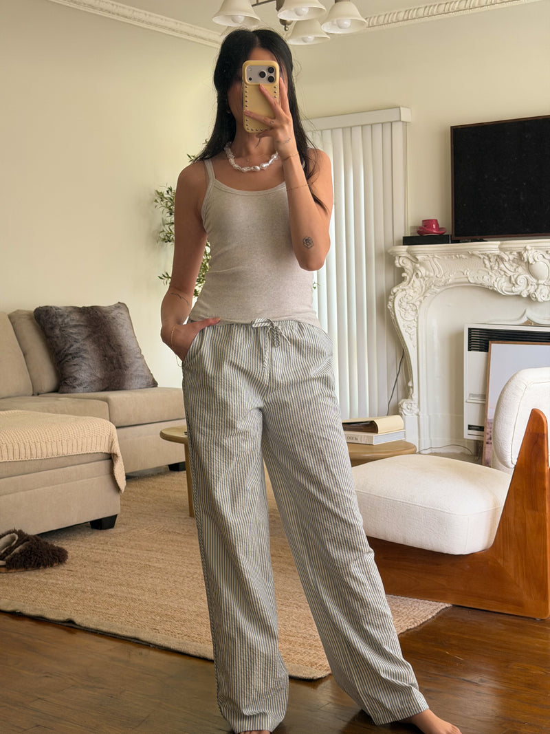 Breezy Flowy Striped Pants