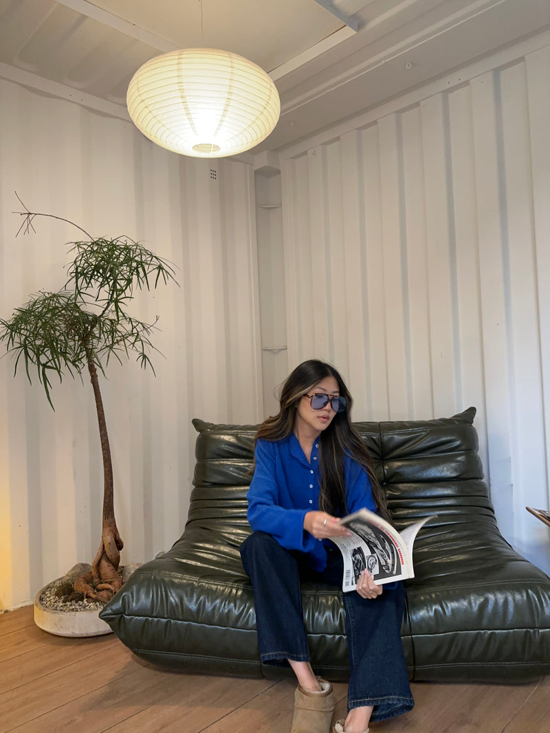 Glory Grace Cardigan || Blueberry