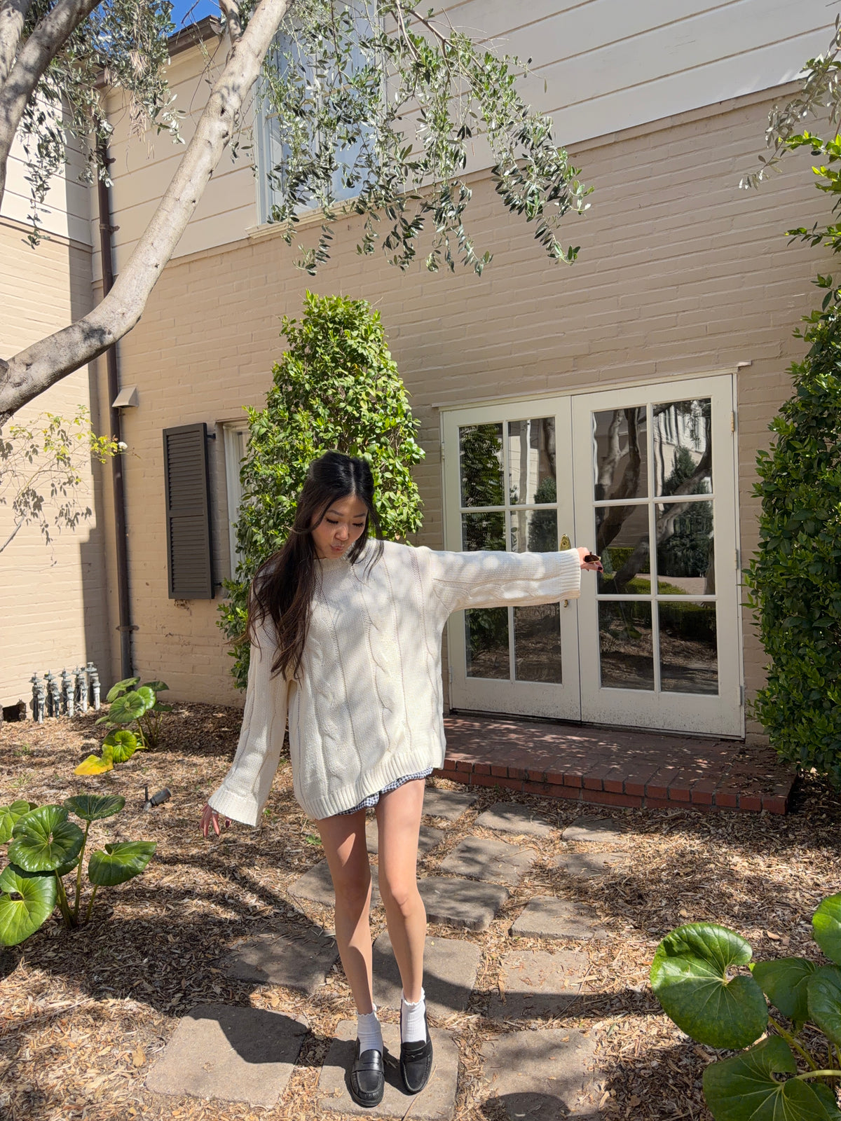 Prudence Cable Knit Sweater