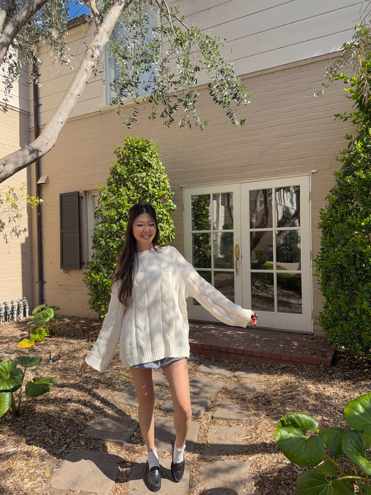 Prudence Cable Knit Sweater