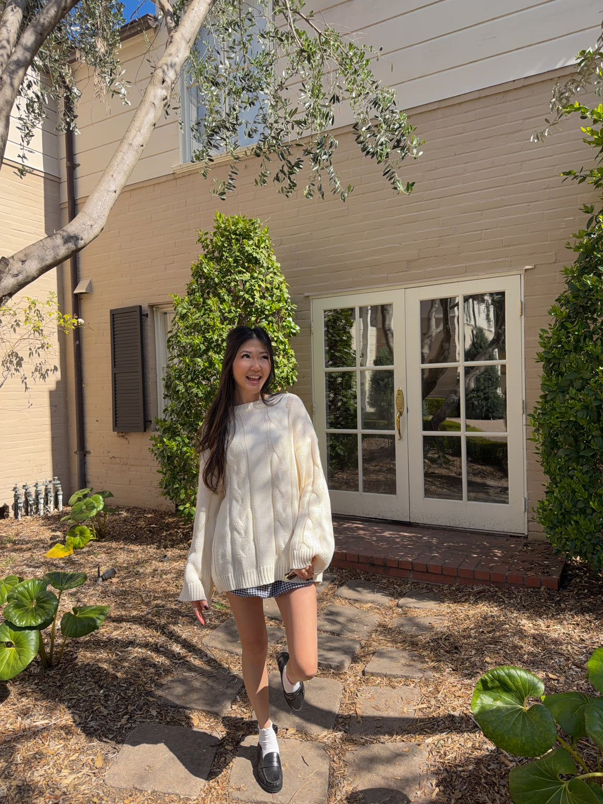 Prudence Cable Knit Sweater