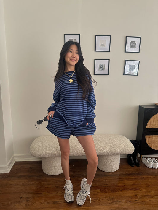 Dakota Striped Lounge Set