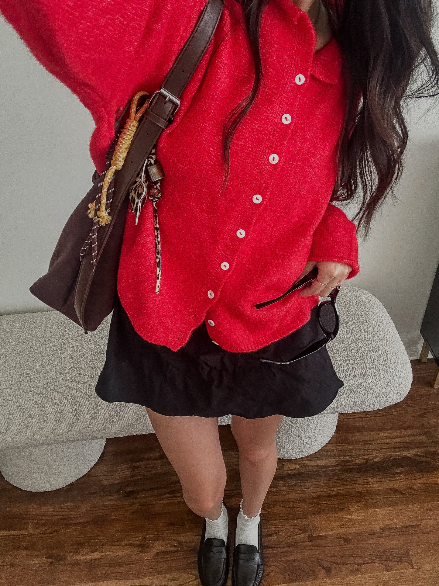 Glory Grace Cardigan || Tomato