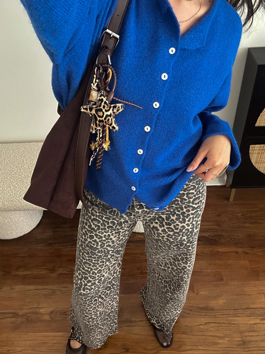 Glory Grace Cardigan || Blueberry