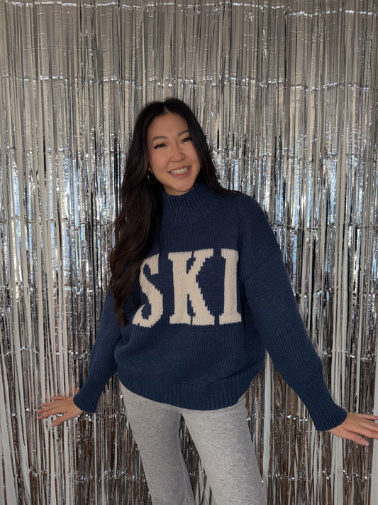 Aspen Mock Neck Knit Pullover