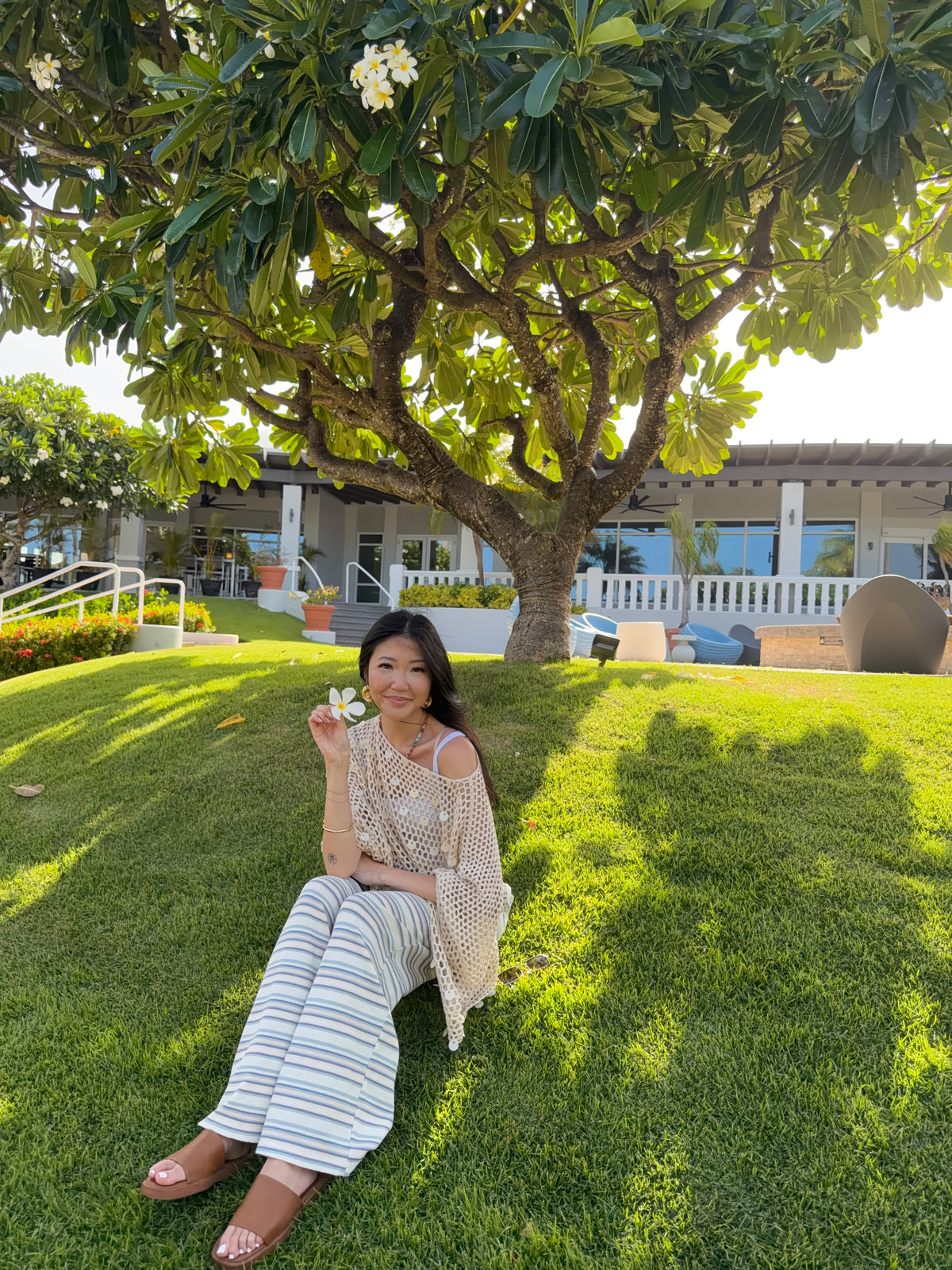 Coconut Water Striped Pants