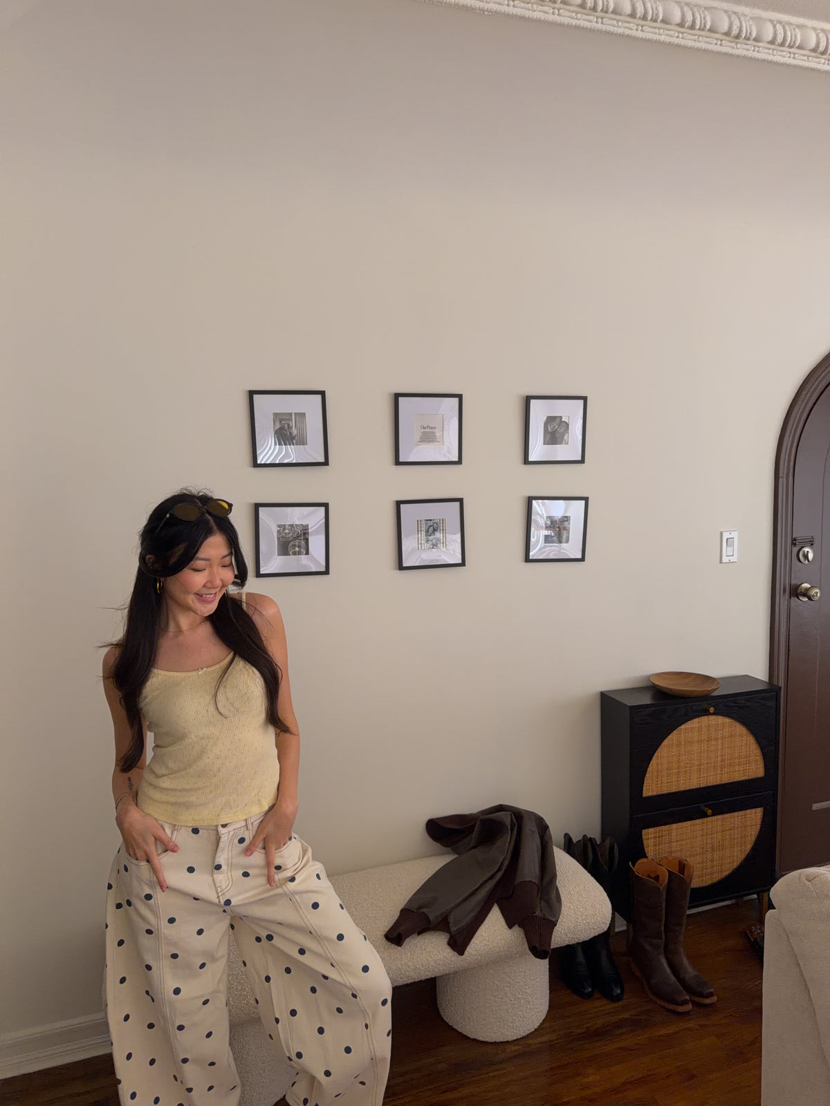 Dottie Barrel Jeans || Navy