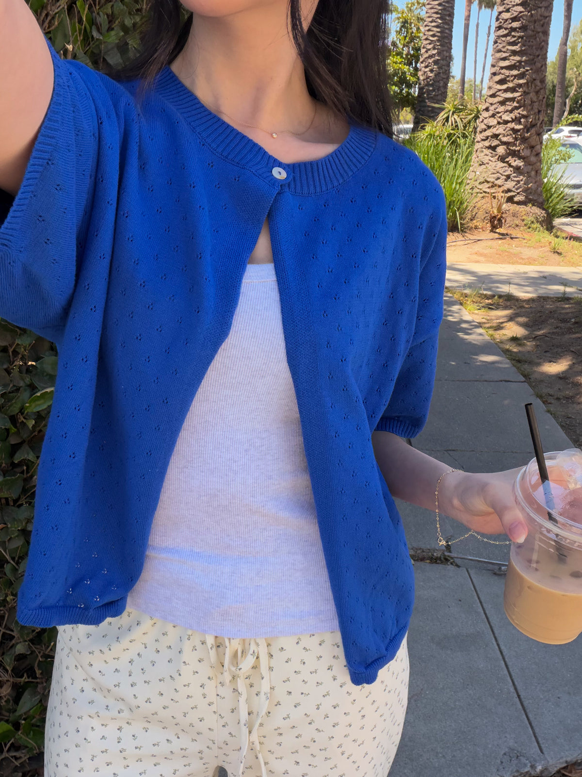 Malibu Pointelle Cardi
